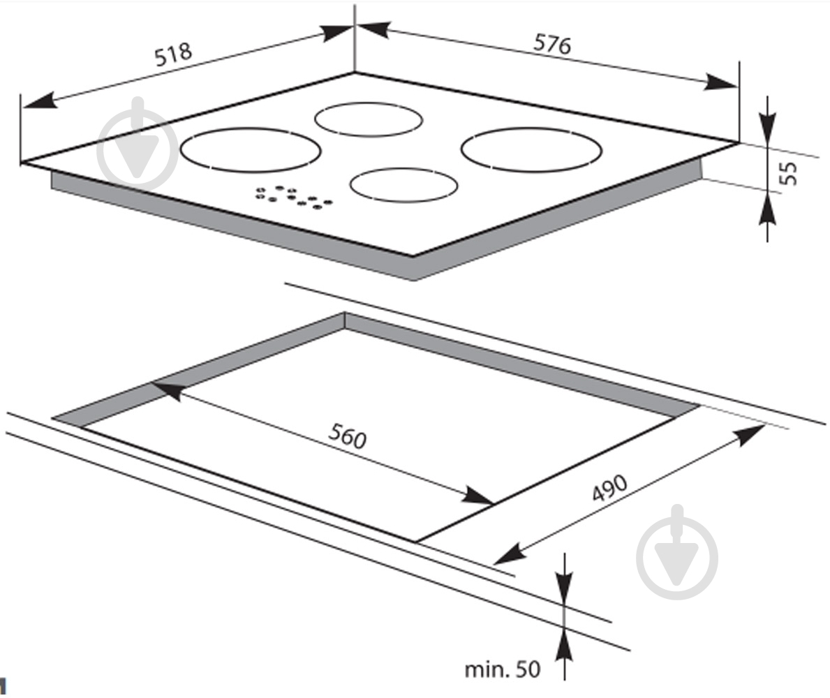 Варочная поверхность индукционная Hansa BHI 67303 - фото 6 Варочная поверхность индукционная Hansa BHI 67303 - фото 6