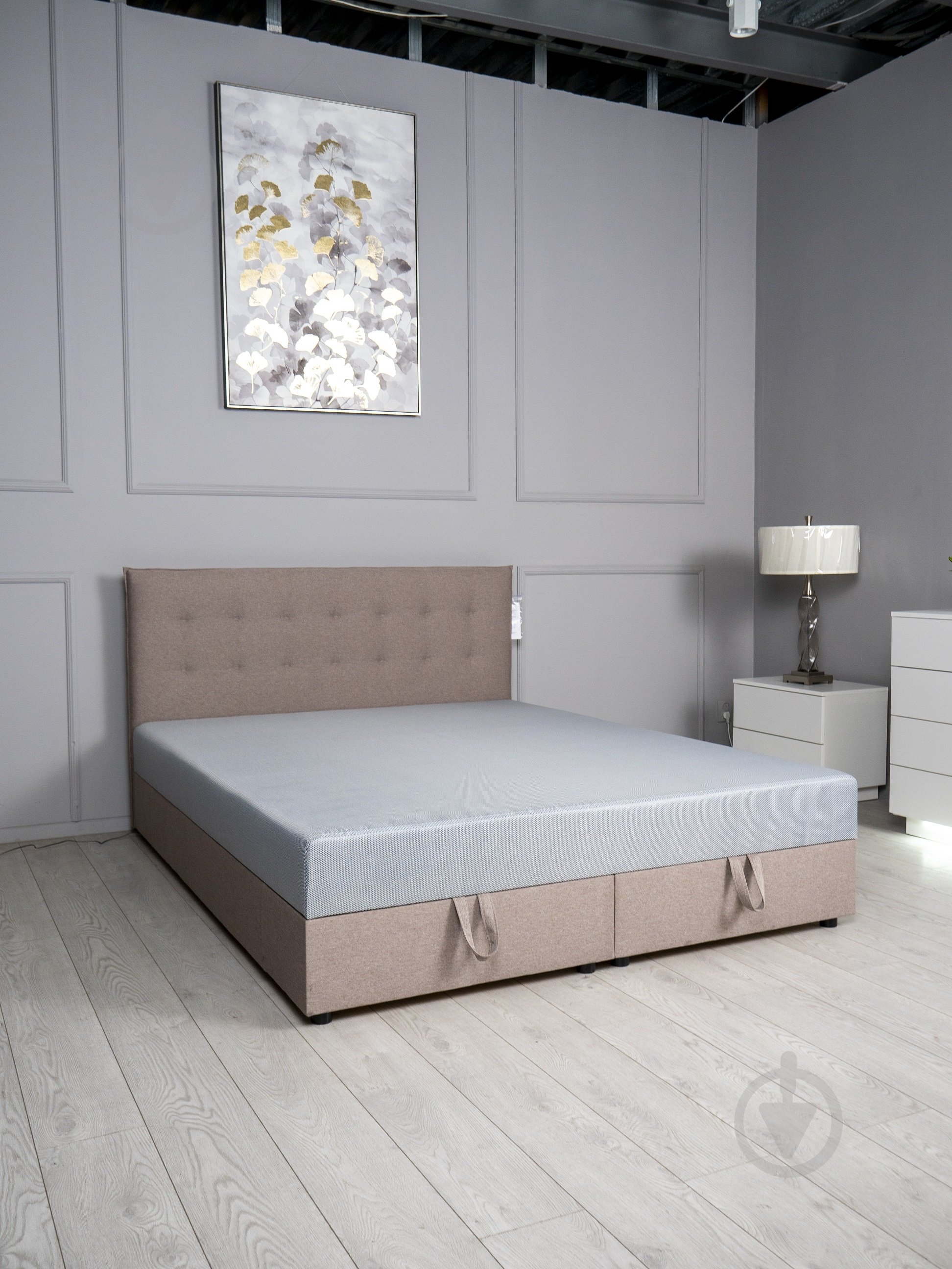 Кровать с подъемным механизмом Мелисса 160x200 см бежевый - фото 8