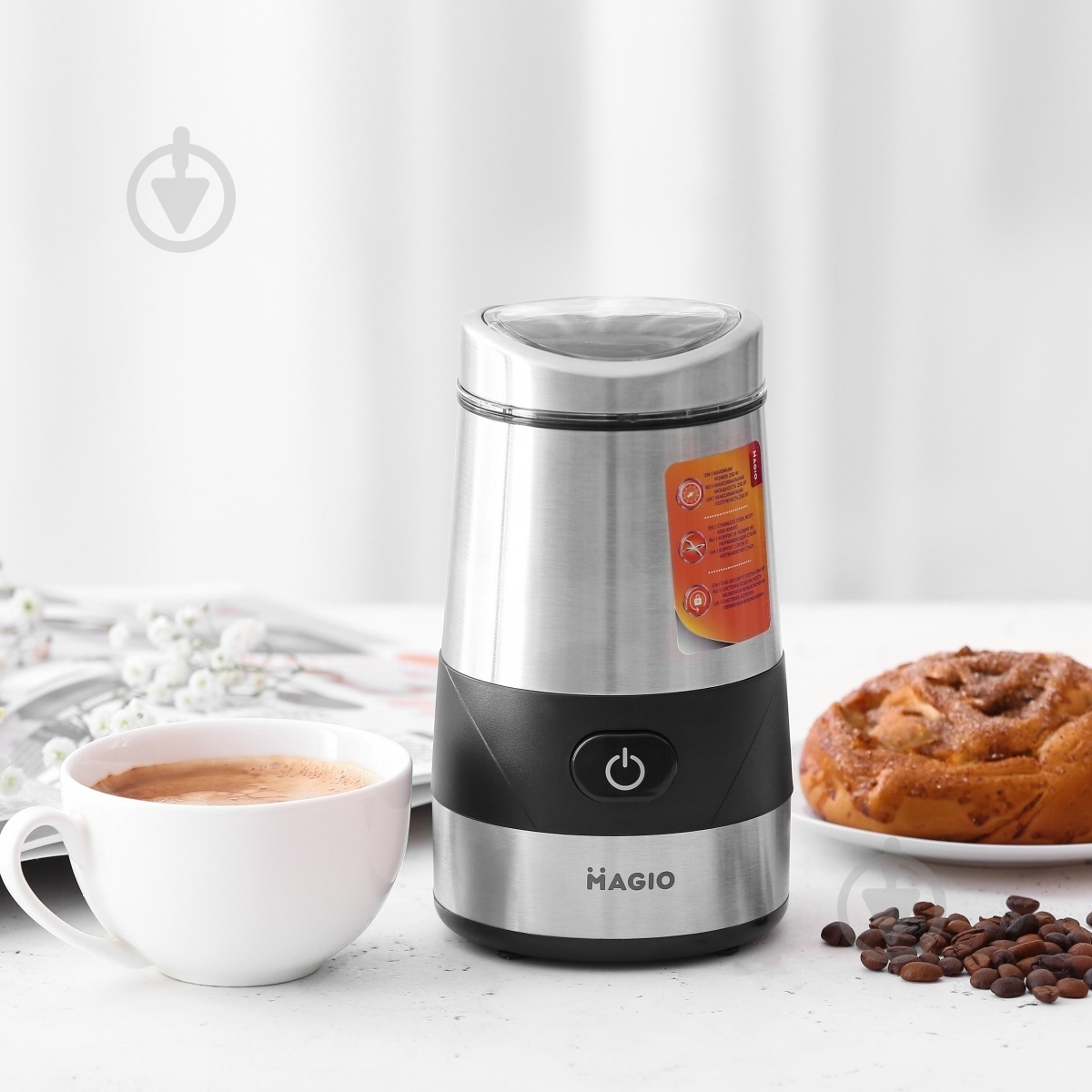 Кофемолка Magio MG-202Inox - фото 4 Кофемолка Magio MG-202Inox - фото 4