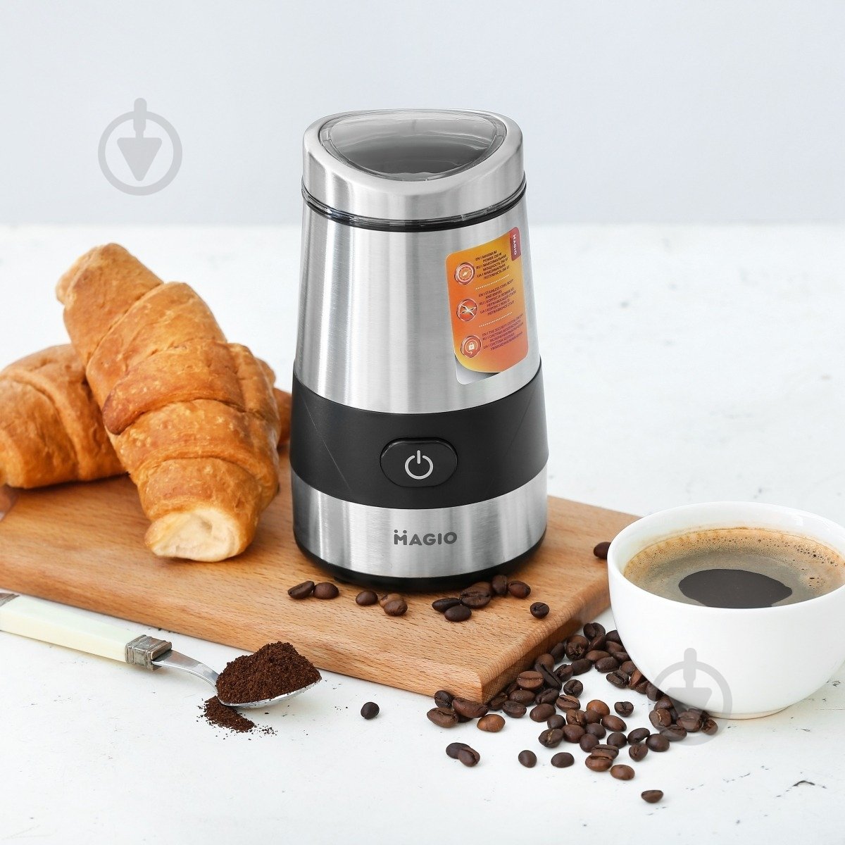 Кофемолка Magio MG-202Inox - фото 5 Кофемолка Magio MG-202Inox - фото 5