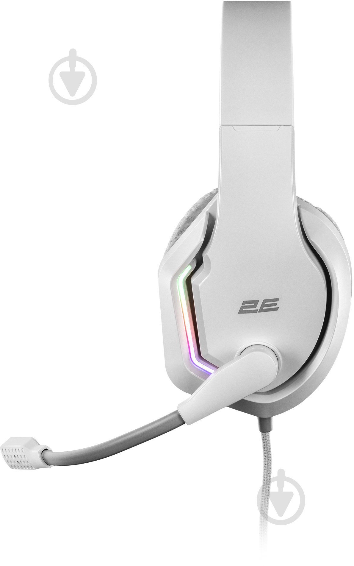 Гарнитура игровая 2E HG315 RGB USB 7.1 white (2E-HG315WT-7.1) - фото 5 Гарнитура игровая 2E HG315 RGB USB 7.1 white (2E-HG315WT-7.1) - фото 5