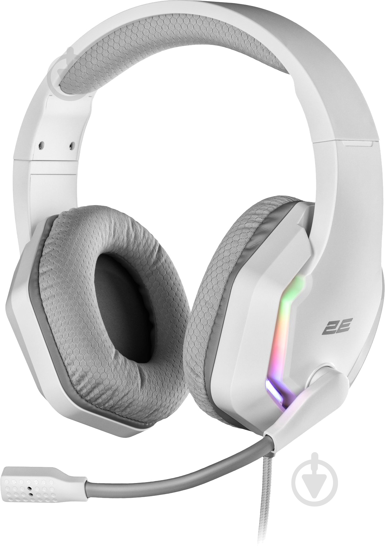 Гарнитура игровая 2E HG315 RGB USB 7.1 white (2E-HG315WT-7.1) - фото 1 Гарнитура игровая 2E HG315 RGB USB 7.1 white (2E-HG315WT-7.1) - фото 1