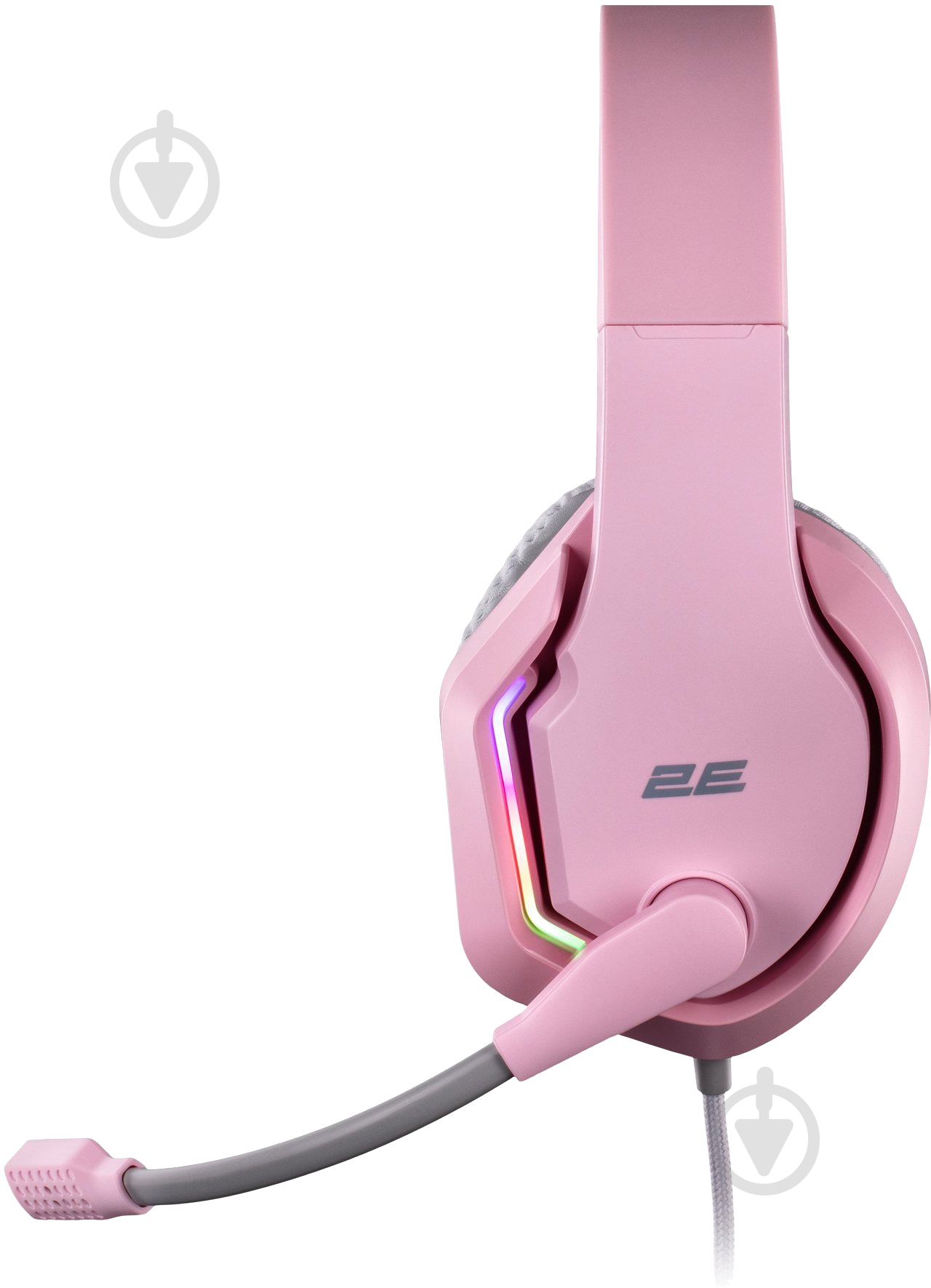 Гарнитура игровая 2E HG315 RGB USB 7.1 pink (2E-HG315PK-7.1) - фото 6 Гарнитура игровая 2E HG315 RGB USB 7.1 pink (2E-HG315PK-7.1) - фото 6