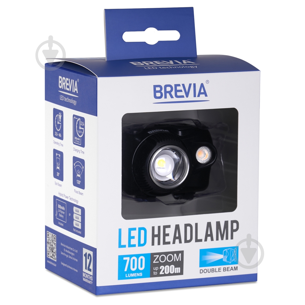 Фонарь налобный Brevia Focus Control White/Warm White черный 14700FBX1 - фото 2 Фонарь налобный Brevia Focus Control White/Warm White черный 14700FBX1 - фото 2