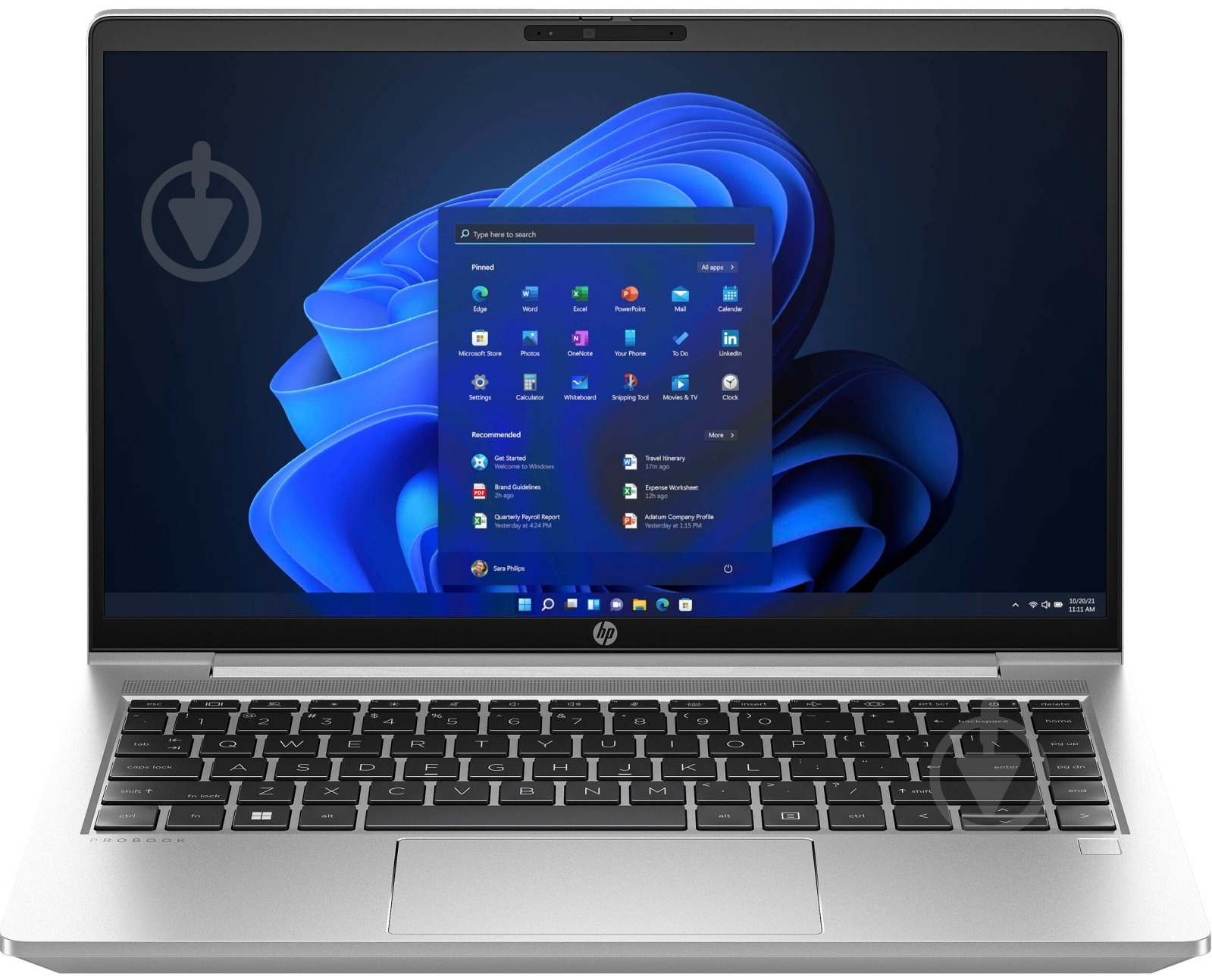 Ноутбук HP Probook 445-G10 14" (8A661EA) pike silver - фото 1