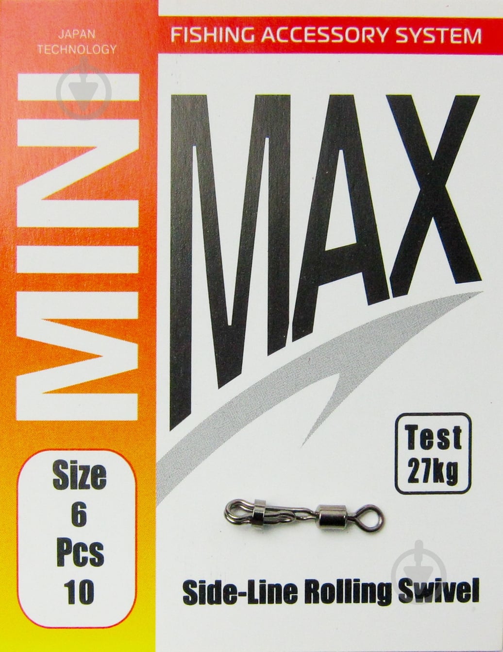Вертлюг MiniMax Side-Line Rolling Swivel 10 шт. YM-1012-6 - фото 1