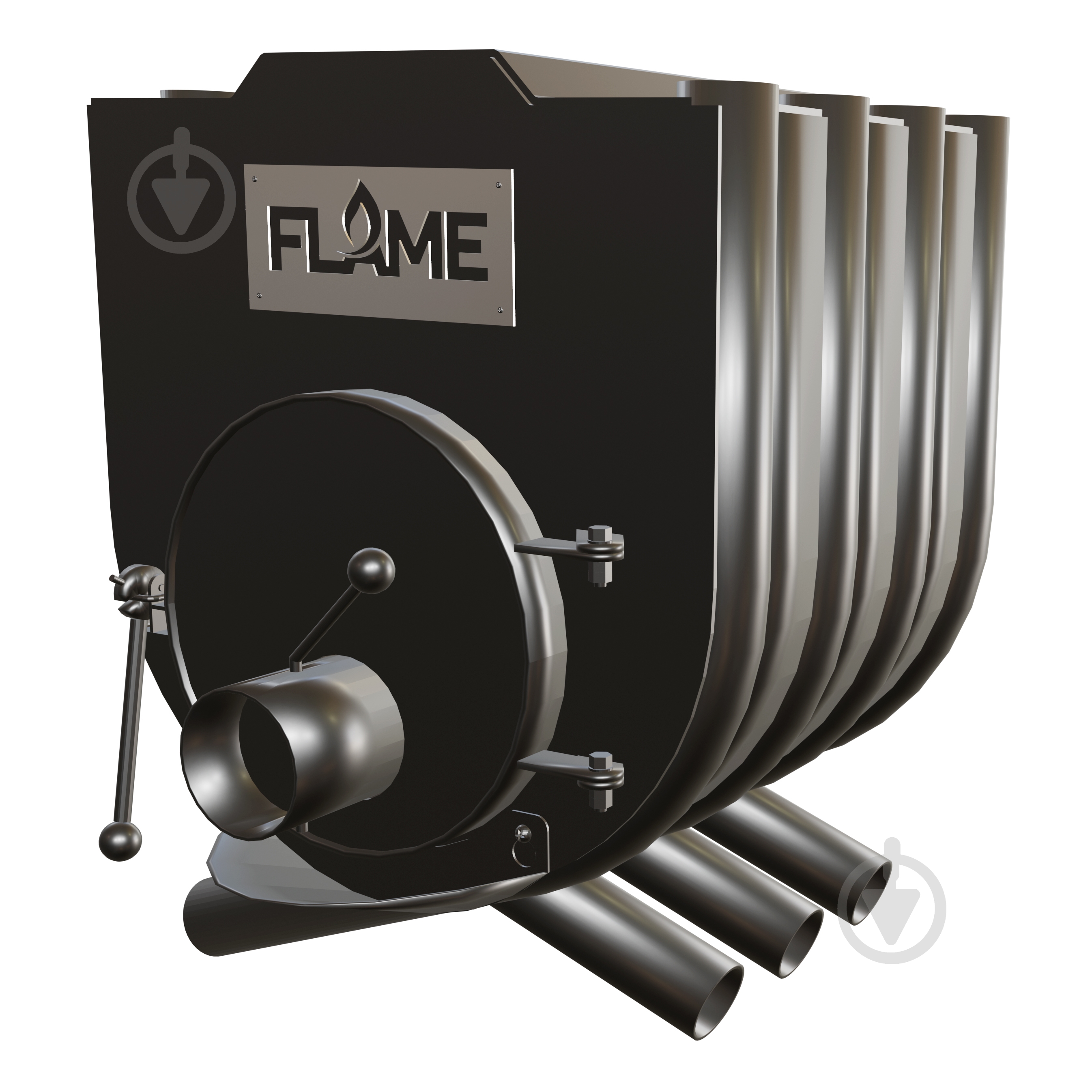 Піч калориферна FLAME з варильною поверхнею 7 кВт - фото 3