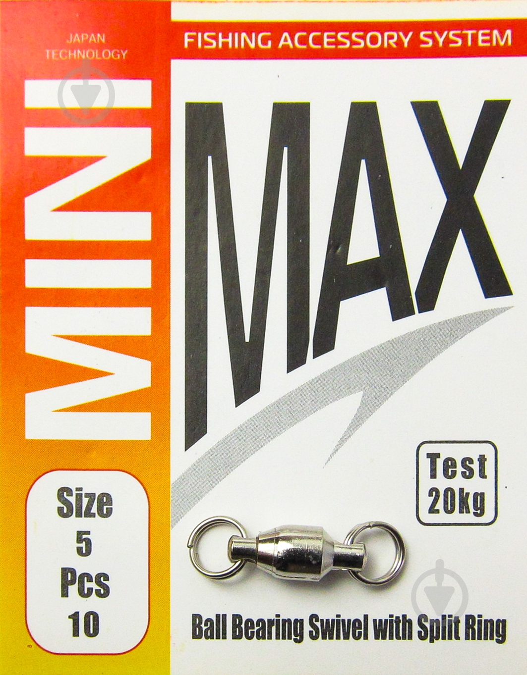 Вертлюг MiniMax high speed double rolling swivel snap 10 шт. YM-1802-5 - фото 1 Вертлюг MiniMax high speed double rolling swivel snap 10 шт. YM-1802-5 - фото 1