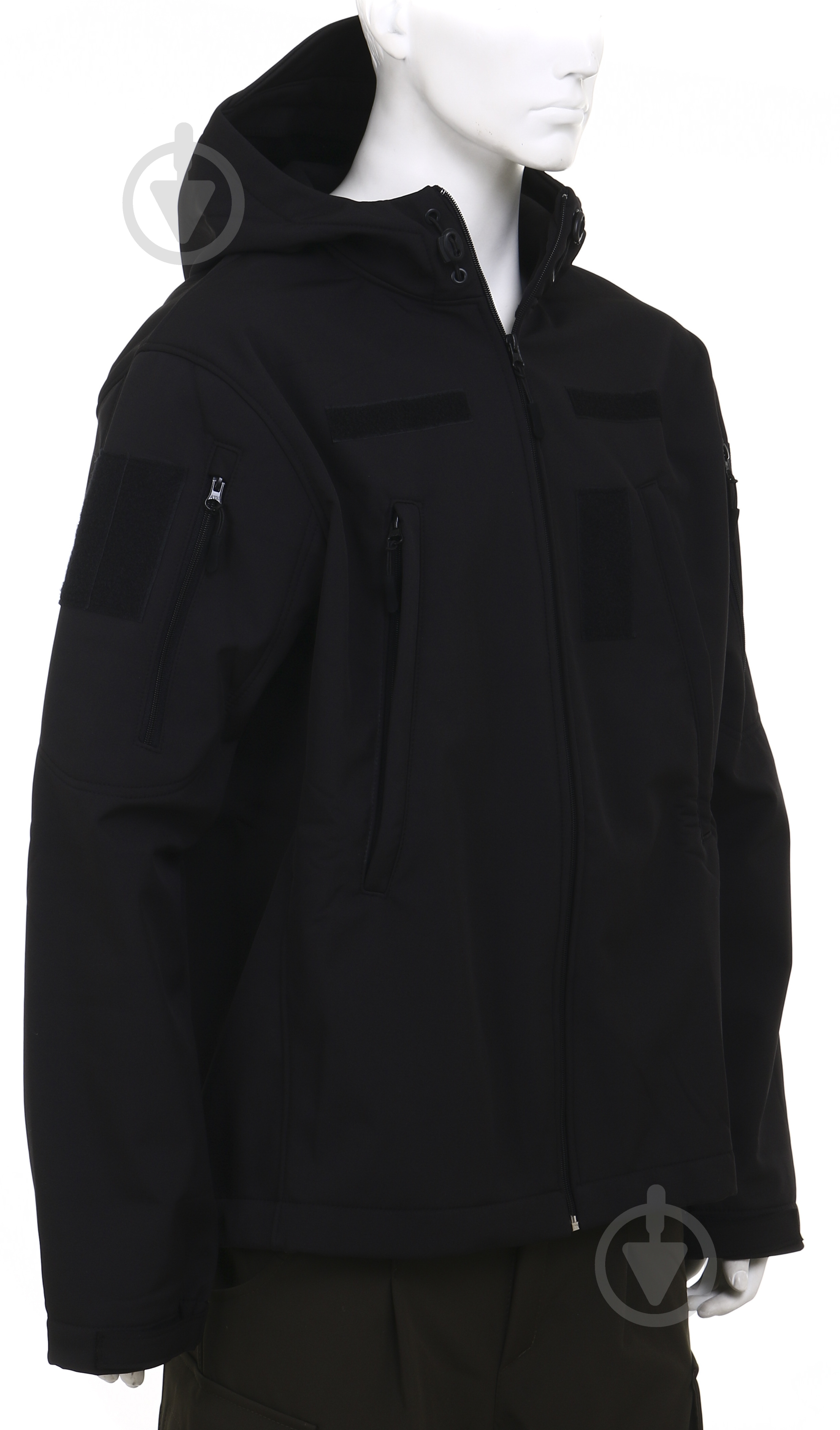 Куртка мужская демисезонная LOGOS-Tac тактическая "Softshell" теплая, под шеврон 04-07-00-0012 р.XXL черная - фото 3