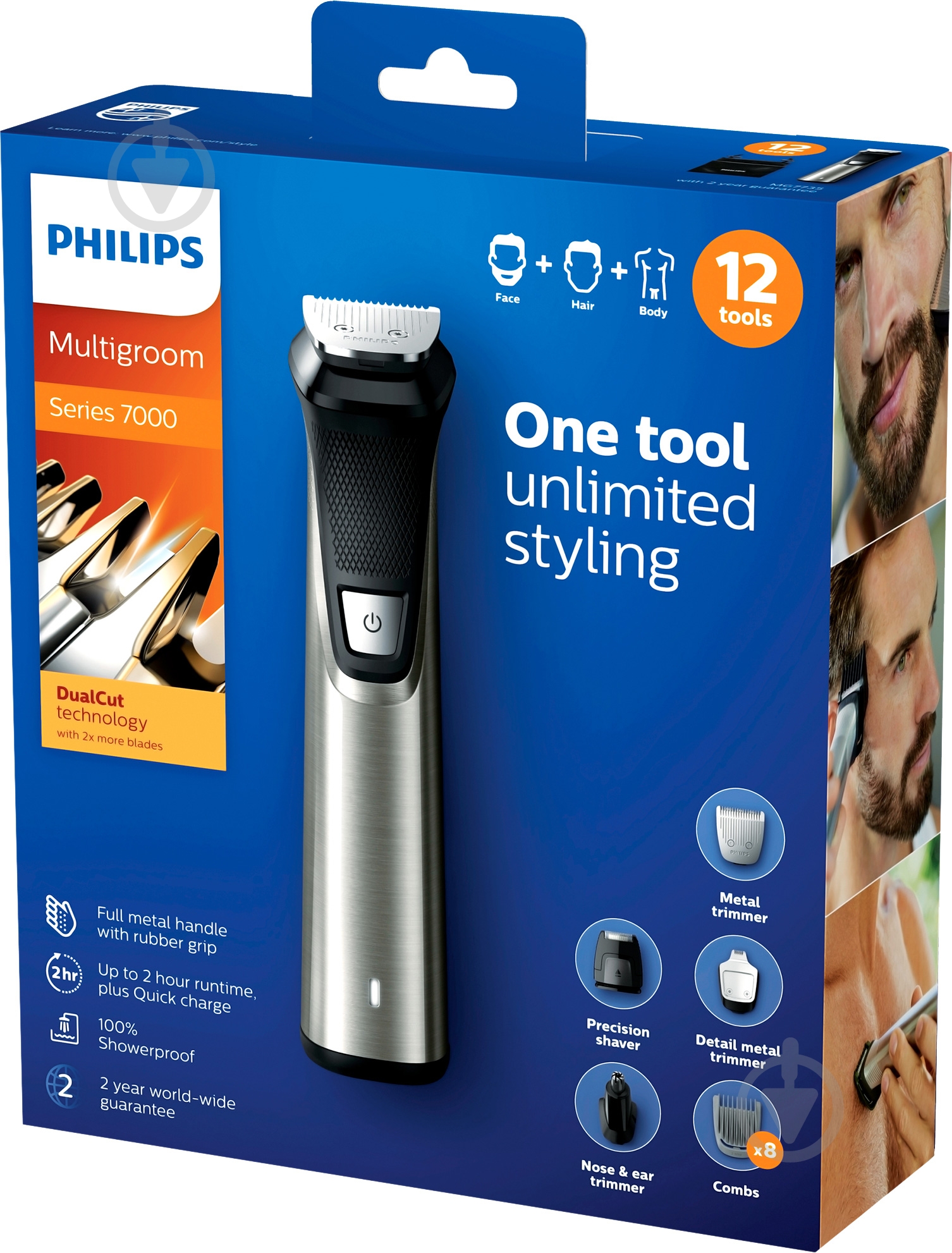 Триммер Philips Multigroom Series 7000 MG7735/15 - фото 8