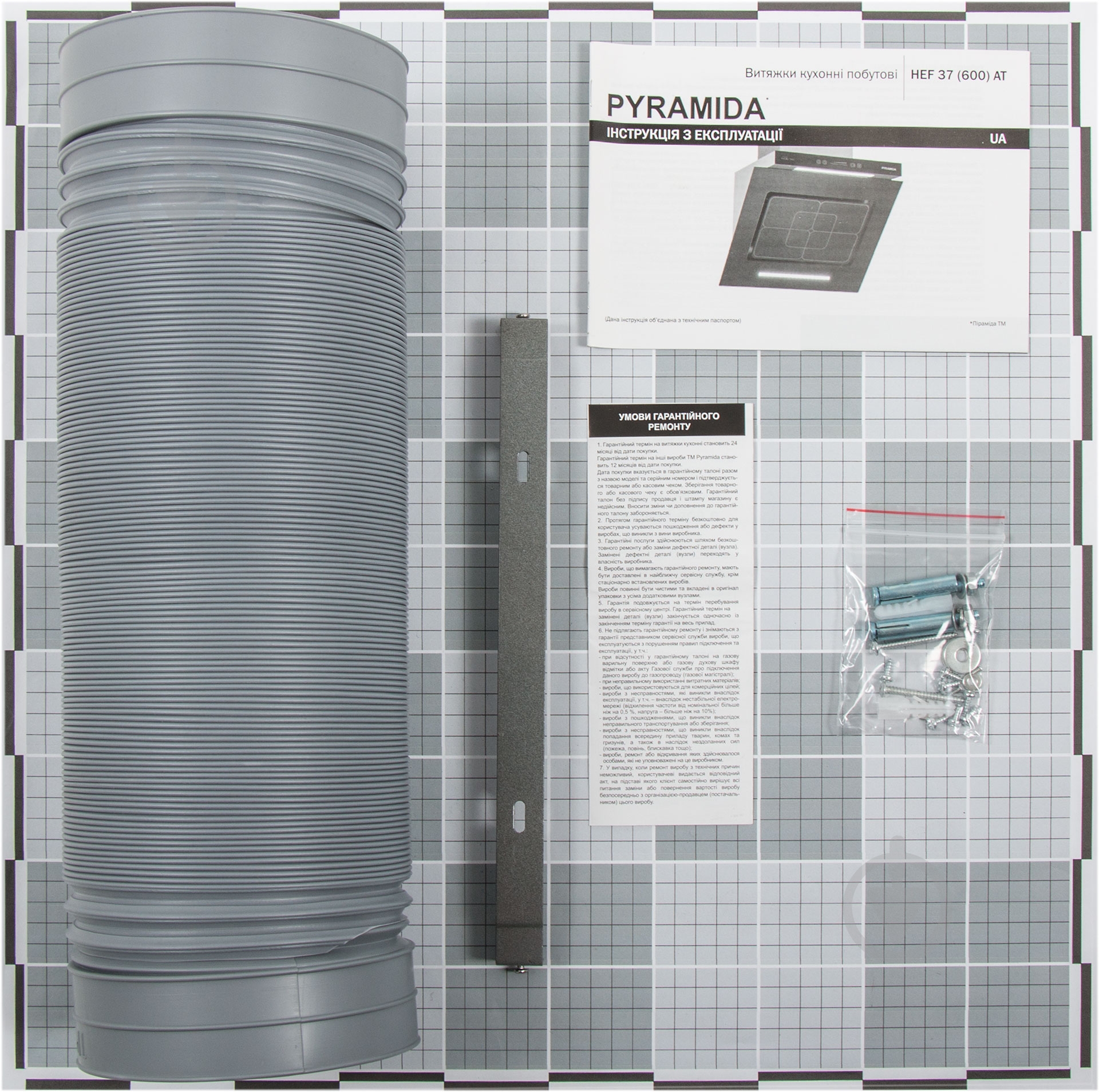 Вытяжка Pyramida HEF 37 (600) AT - фото 6