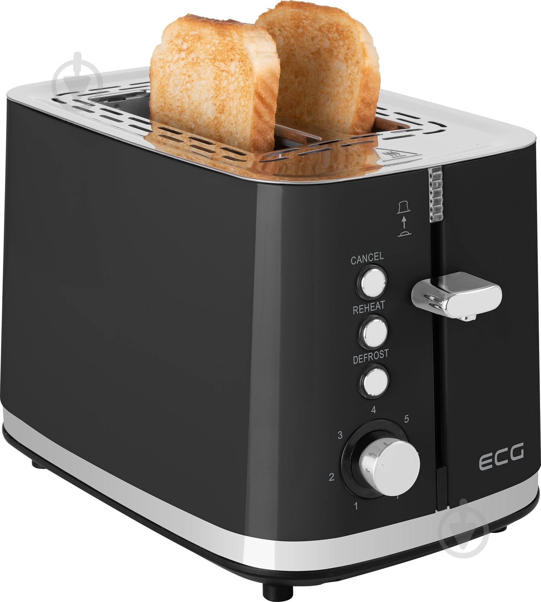 Тостер ECG ST 2766 Vintage Nero - фото 3