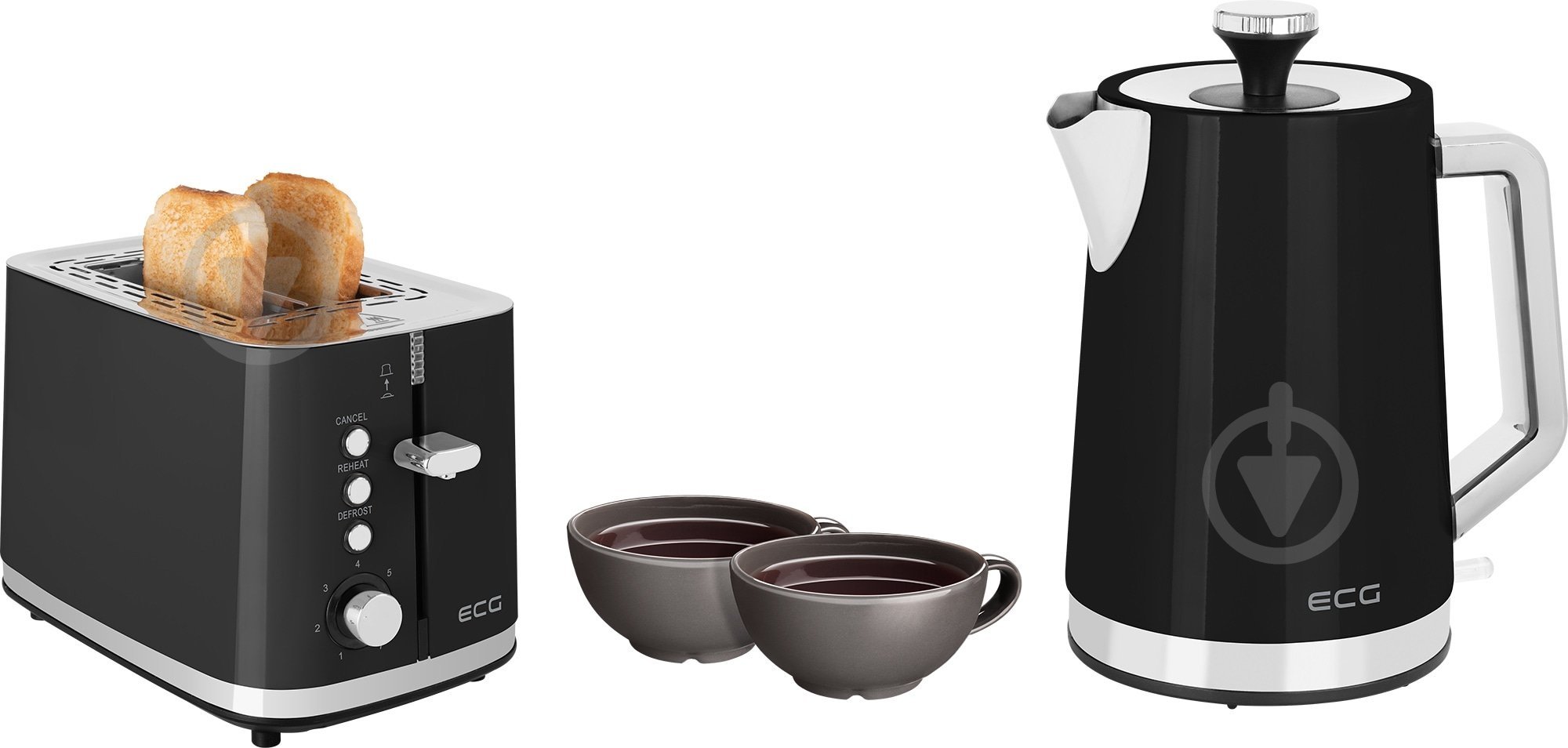 Тостер ECG ST 2766 Vintage Nero - фото 9