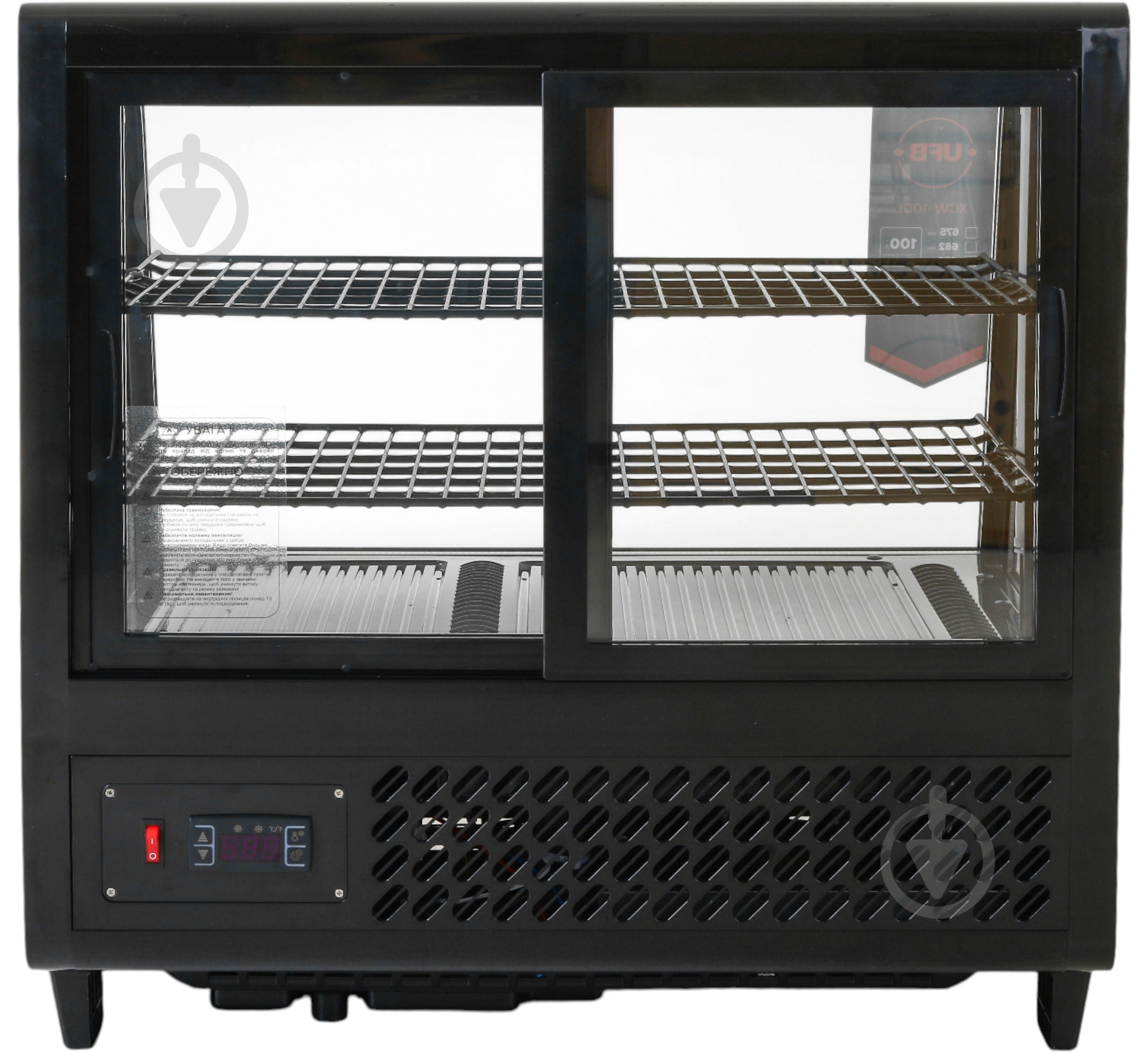 Витрина холодильная UFB XCW-100L черная - фото 4