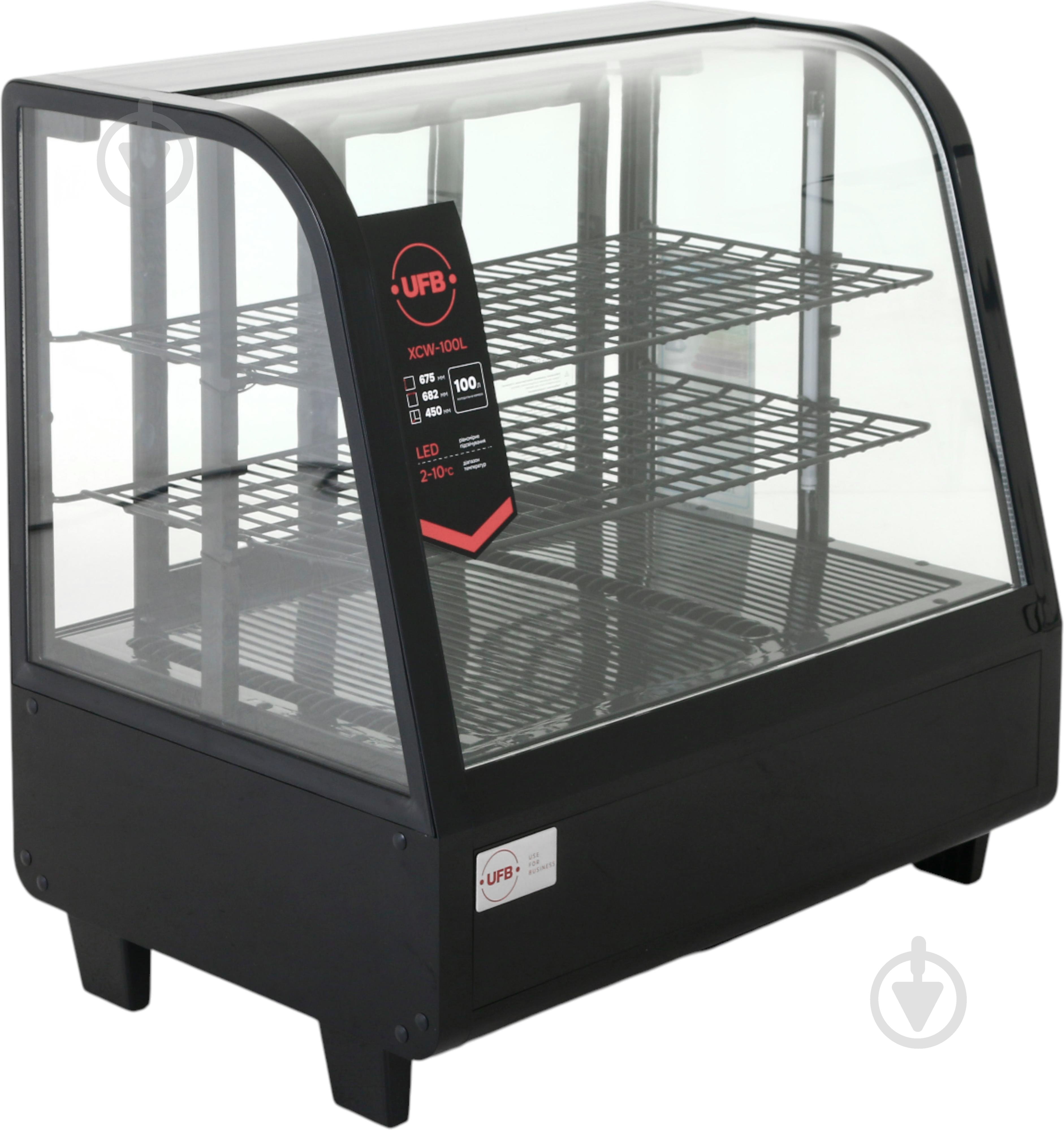 Витрина холодильная UFB XCW-100L черная - фото 1