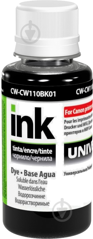 Чернила ColorWay CW-CW110BK01 100мл black - фото 1