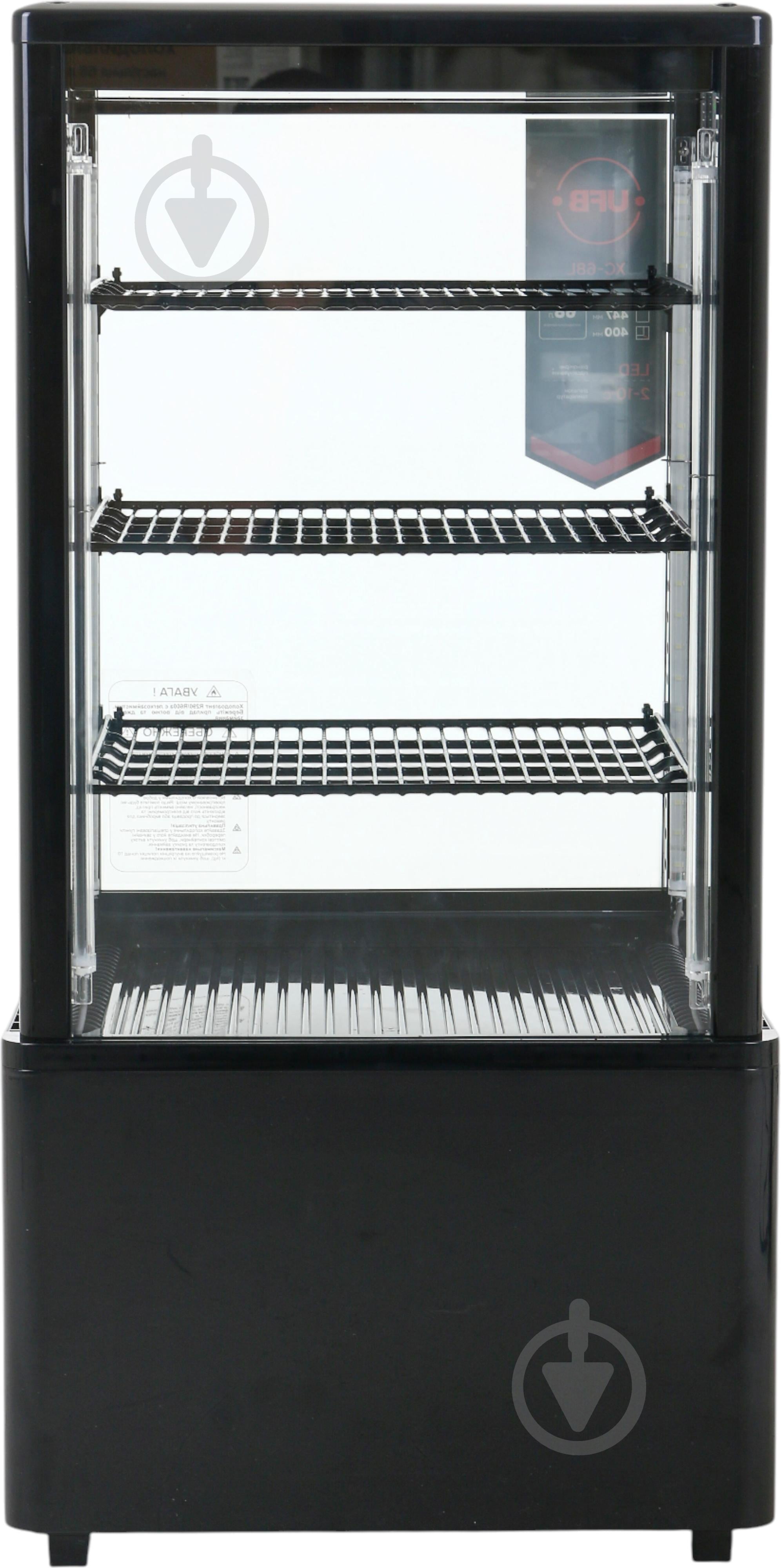 Витрина холодильная UFB XC-68L черная - фото 5