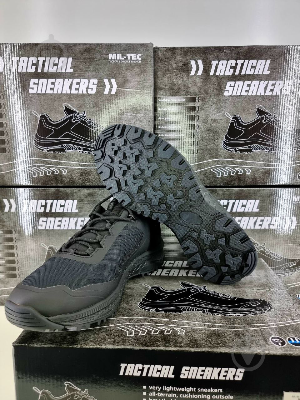 Кроссовки Mil-Tec MIL-TEC SNEAKERS р.41 черный - фото 2