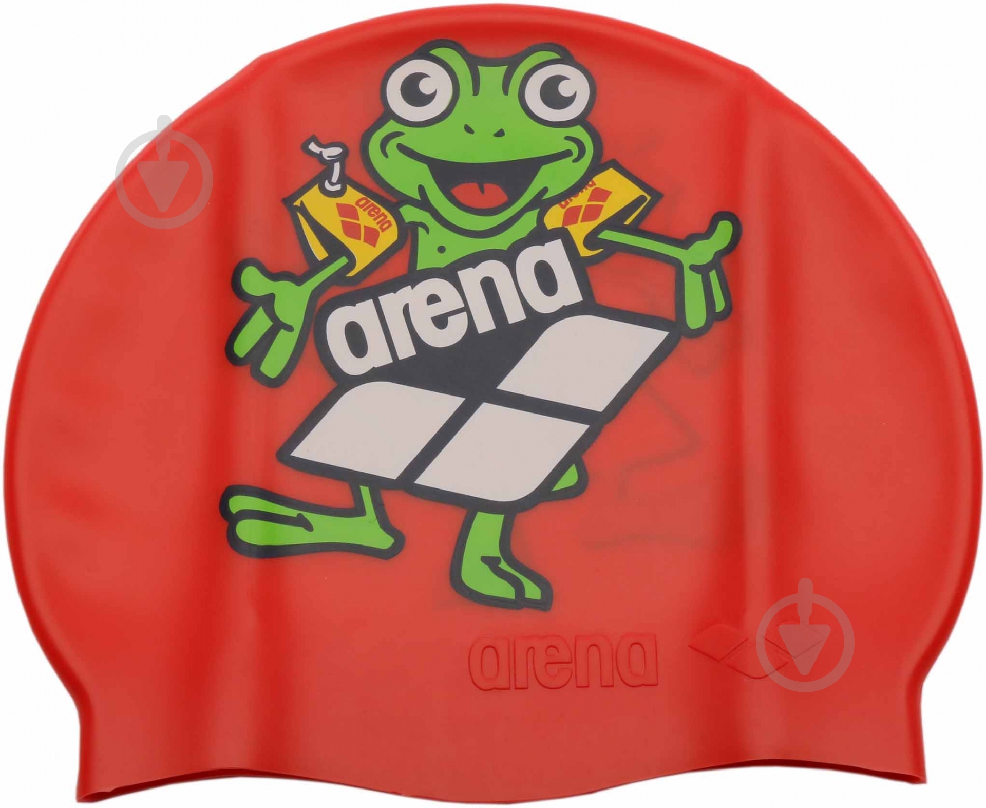 Шапочка для плавания Arena Classic Silicone JR 91388-20 one size красный с рисунком - фото 1