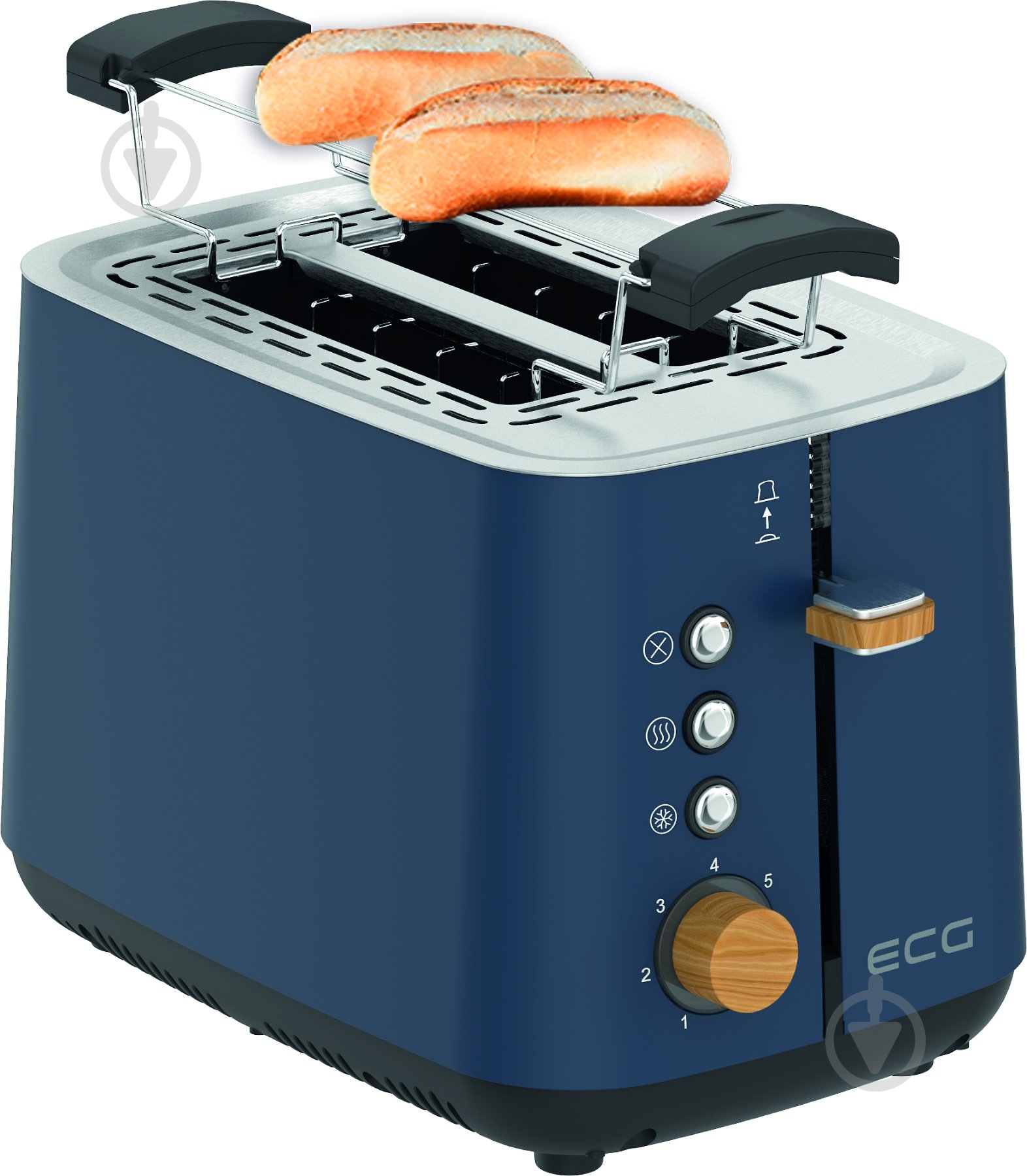 Тостер ECG ST 2768 Timber Petrol - фото 8