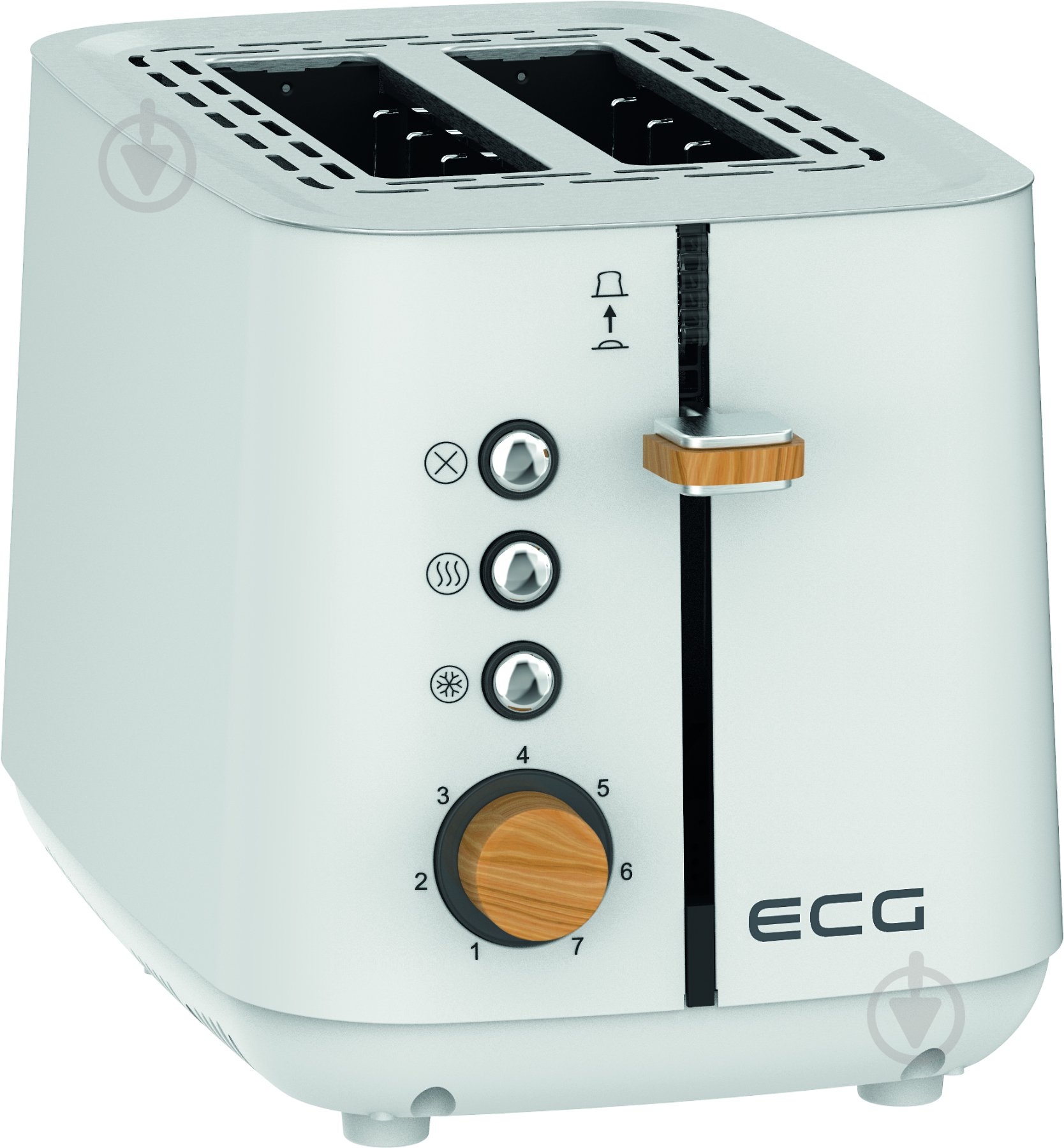 Тостер ECG ST 2768 Timber White - фото 1