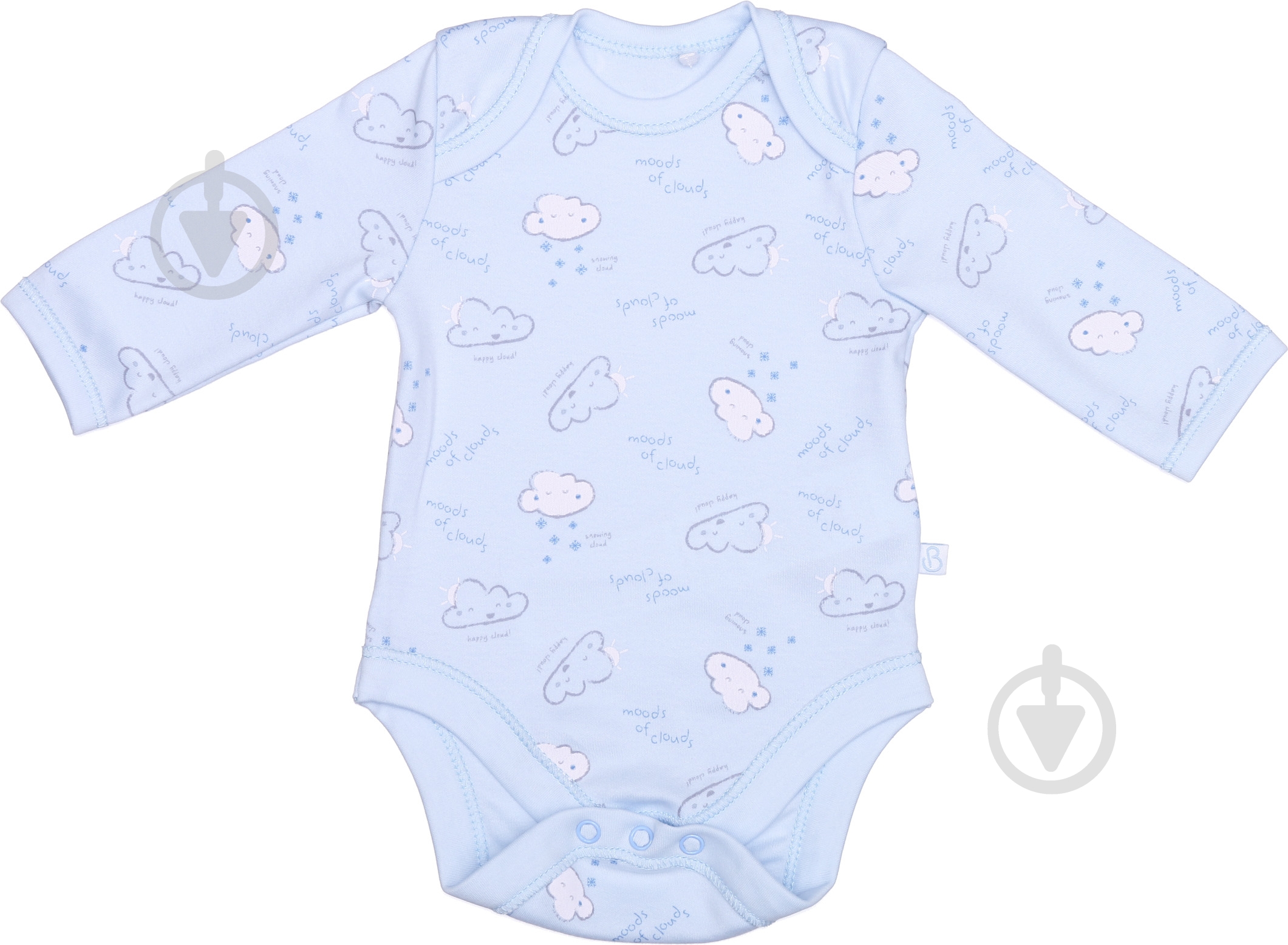 Боди для мальчика Bembi БД58а р.62 голубой с рисунком - фото 1 Боди для мальчика Bembi БД58а р.62 голубой с рисунком - фото 1