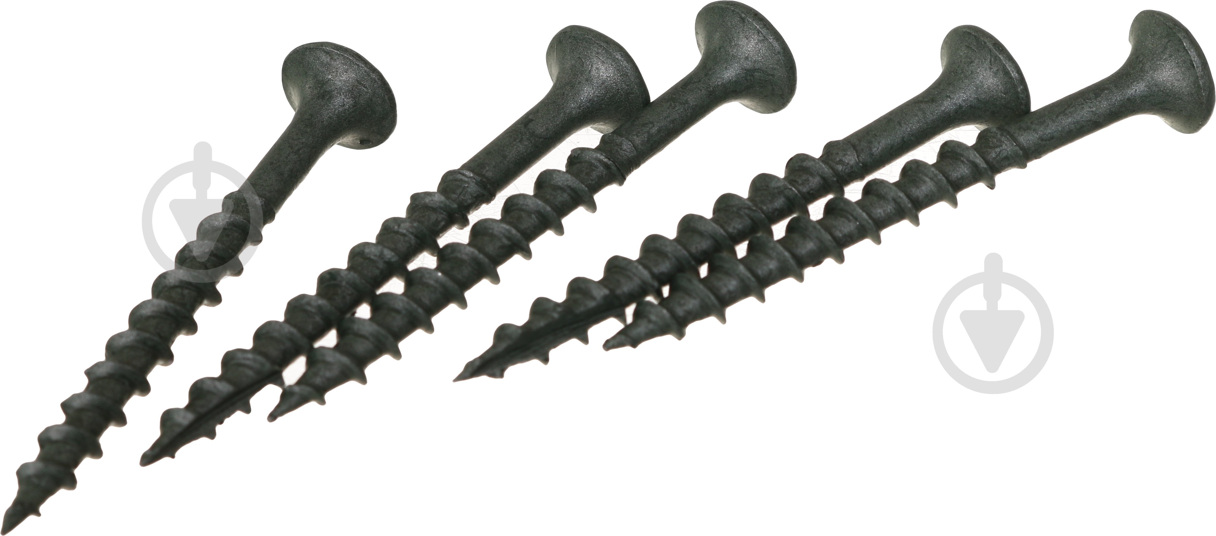 Саморез по дереву потайная головка со сверлом сталь 3,8x41 мм зеленый вес - фото 5