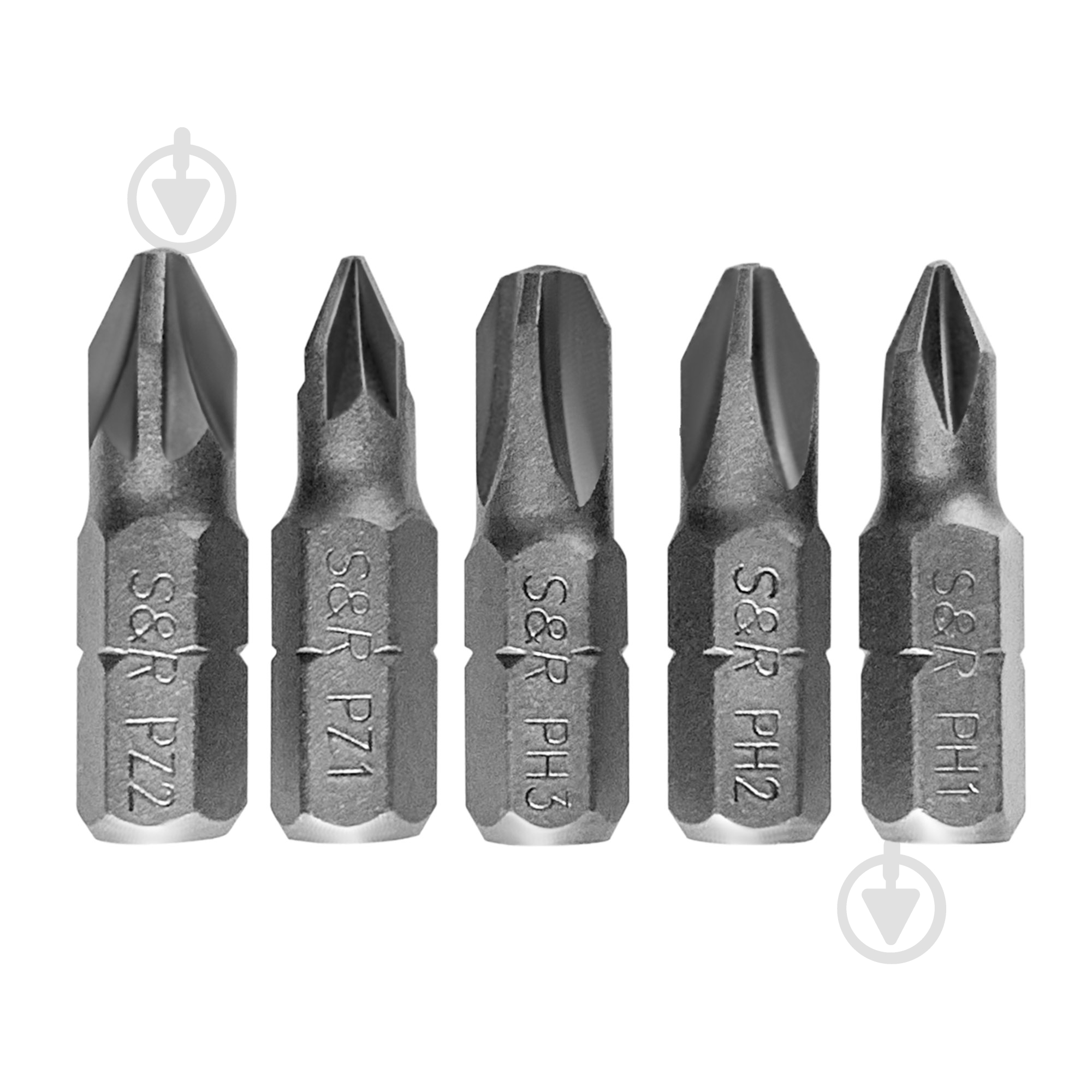 Набор бит S&R 5 шт. 251025005 - фото 1 Набор бит S&R 5 шт. 251025005 - фото 1