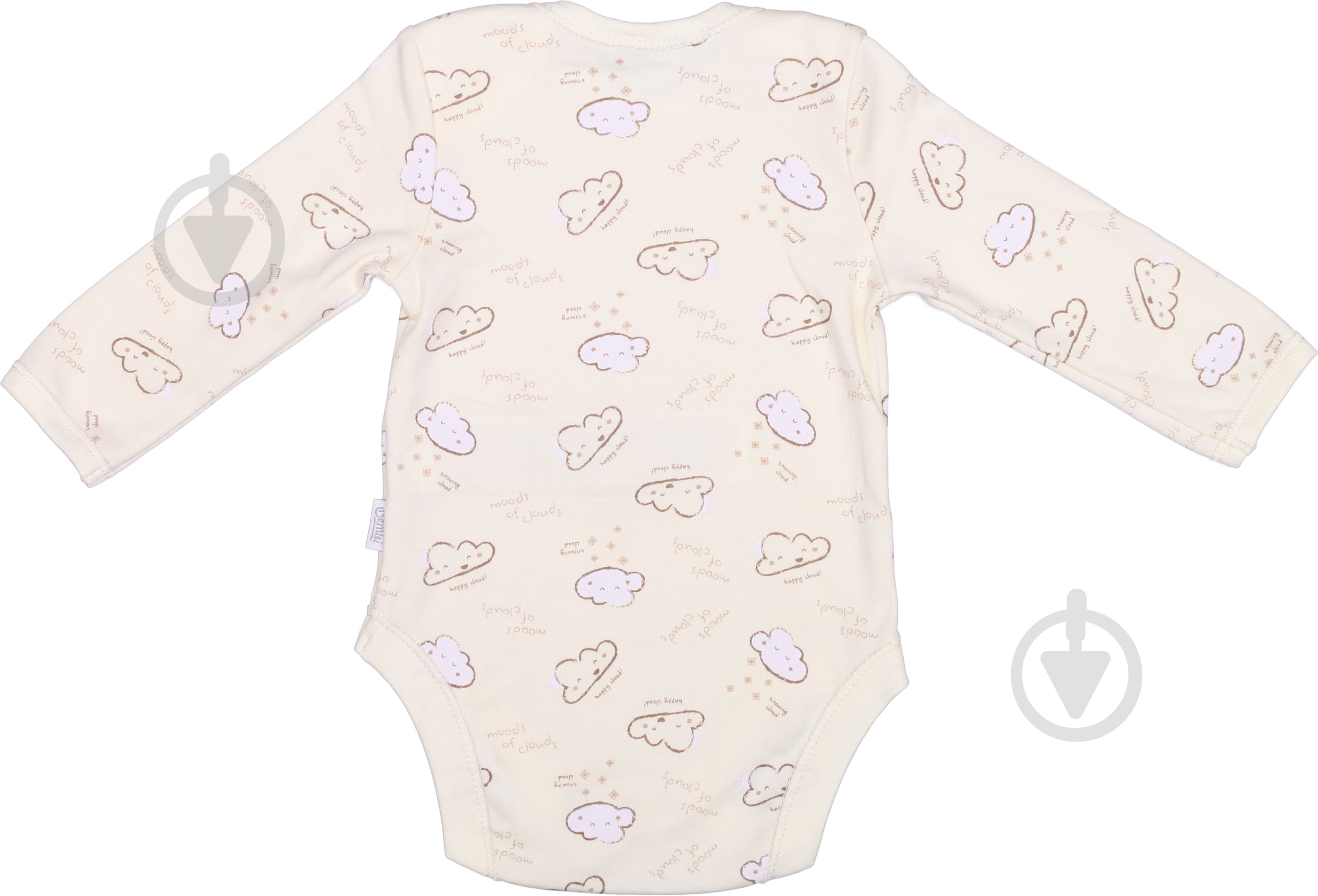 Боди унисекс Bembi БД58а р.68 молочный с рисунком - фото 2 Боди унисекс Bembi БД58а р.68 молочный с рисунком - фото 2