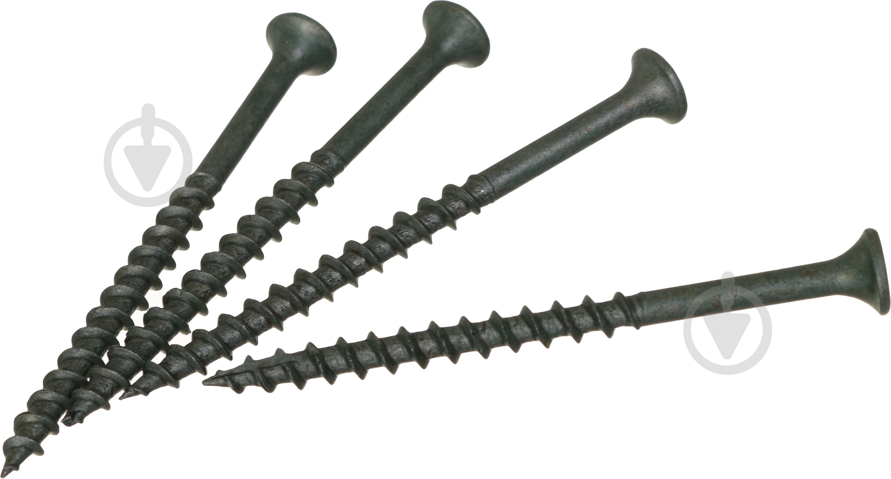 Саморез по дереву потайная головка со сверлом 4,2x64 мм зеленый вес - фото 5