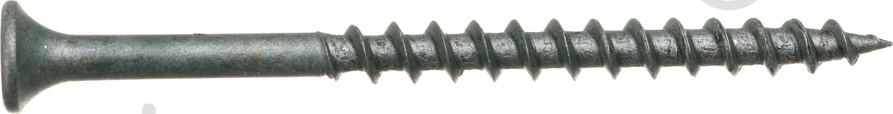 Саморез по дереву потайная головка со сверлом 4,2x64 мм зеленый вес - фото 4