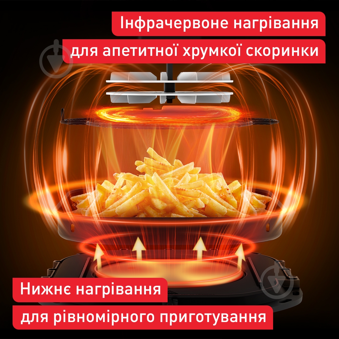 ВІТРИНА! Мультипіч Tefal Easy Fry Infrared EY831GE0 - фото 3 ВІТРИНА! Мультипіч Tefal Easy Fry Infrared EY831GE0 - фото 3
