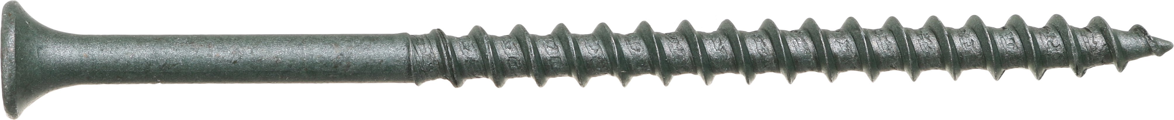 Саморез по дереву потайная головка со сверлом 4,8x89 мм зеленый вес - фото 4