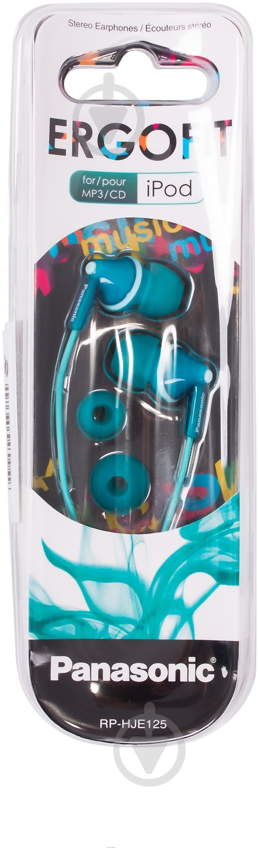 Навушники Panasonic RP-HJE125E-Z turquoise - фото 6