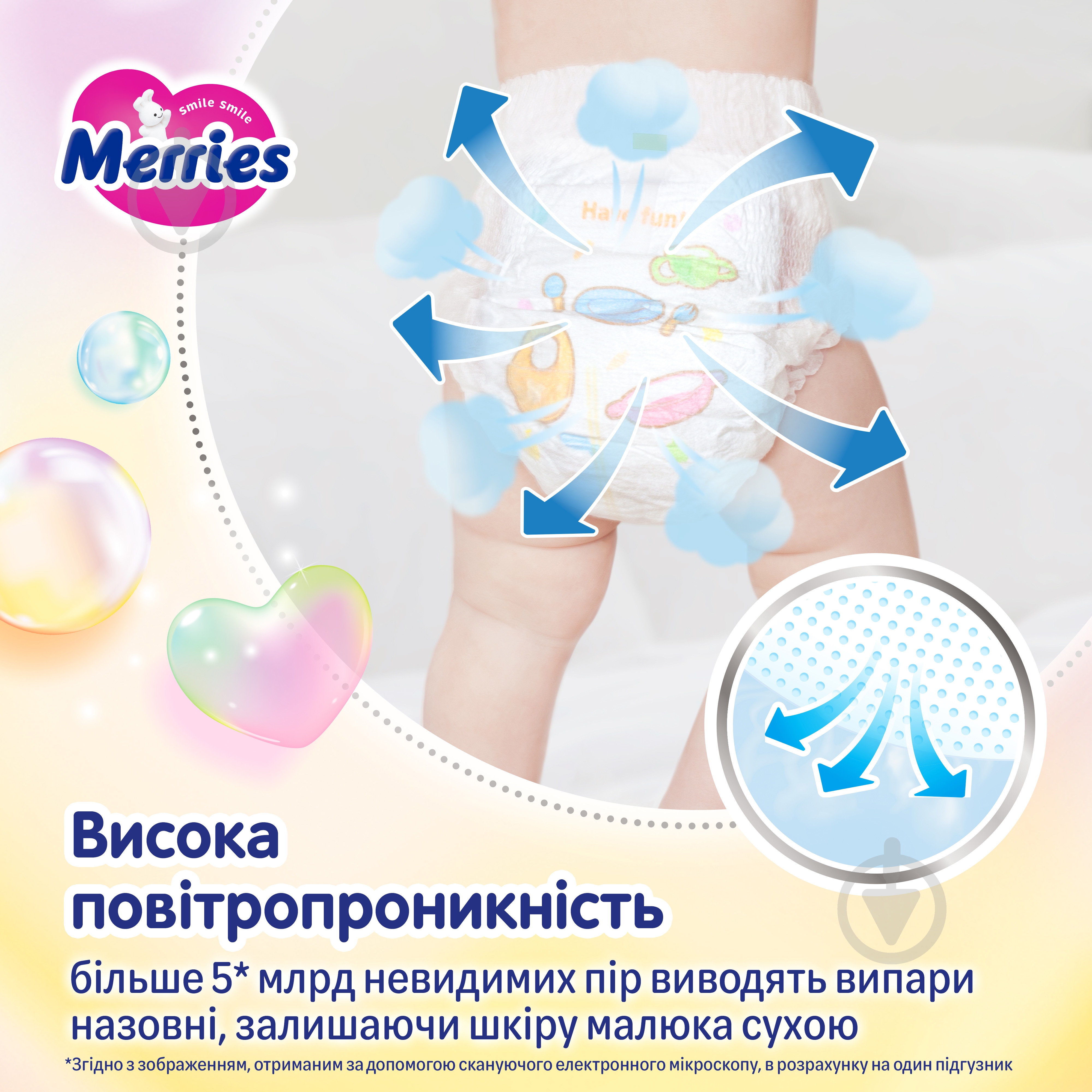 Підгузки-трусики MERRIES Jumbo UJ XXL 15-28 кг 30 шт. - фото 7