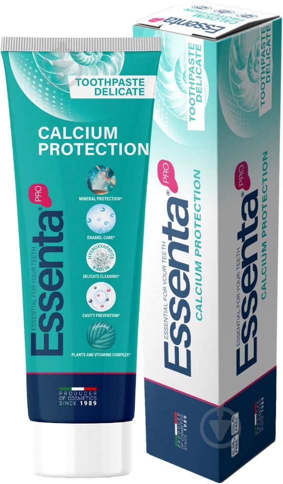 Зубная паста Essenta Pro Calcium protection 75 мл - фото 2 Зубная паста Essenta Pro Calcium protection 75 мл - фото 2
