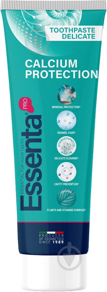 Зубная паста Essenta Pro Calcium protection 75 мл - фото 1 Зубная паста Essenta Pro Calcium protection 75 мл - фото 1