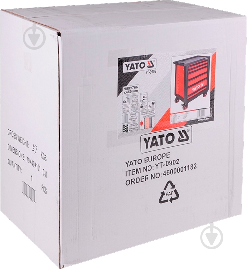 Шкаф инструментальный YATO YT-0902 - фото 5