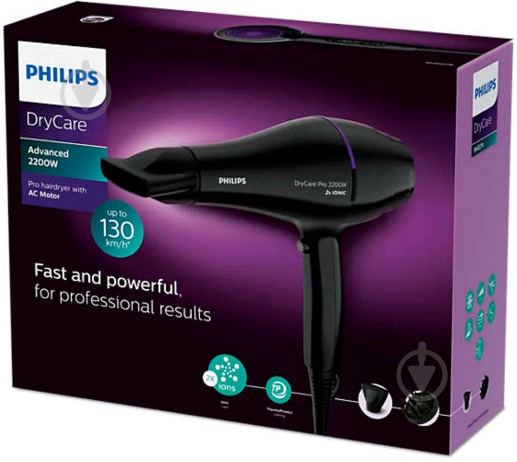 ВИТРИНА! Фен Philips DryCare Pro BHD274/00 - фото 13