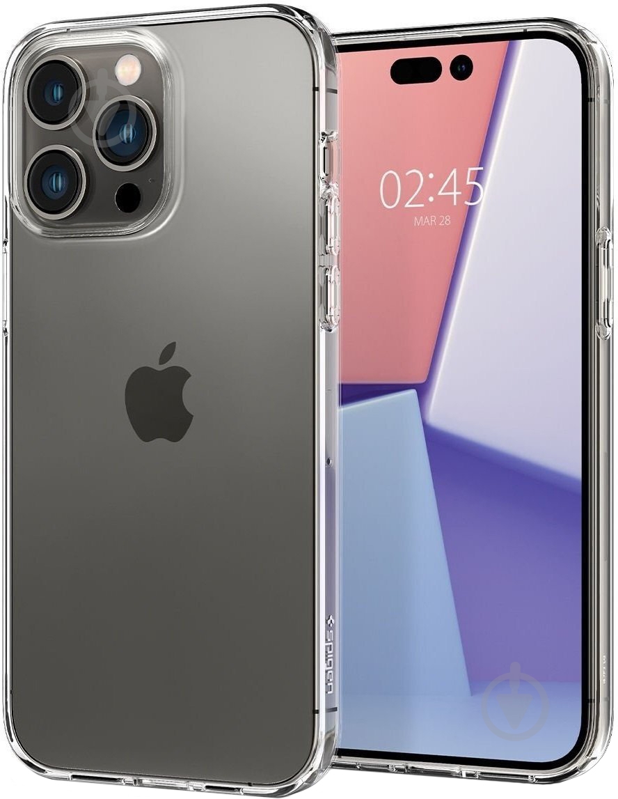 Чехол Spigen Crystal Flex для Apple iPhone 14 Pro Max crystal clear (ACS04636) - фото 1