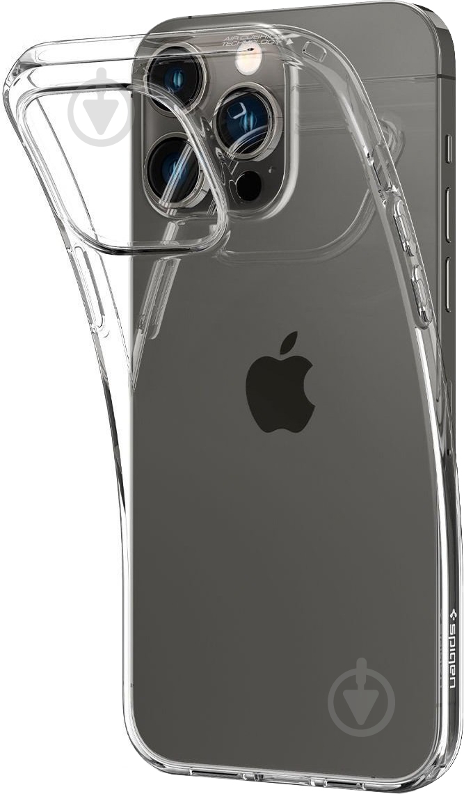 Чехол Spigen Crystal Flex для Apple iPhone 14 Pro Max crystal clear (ACS04636) - фото 4