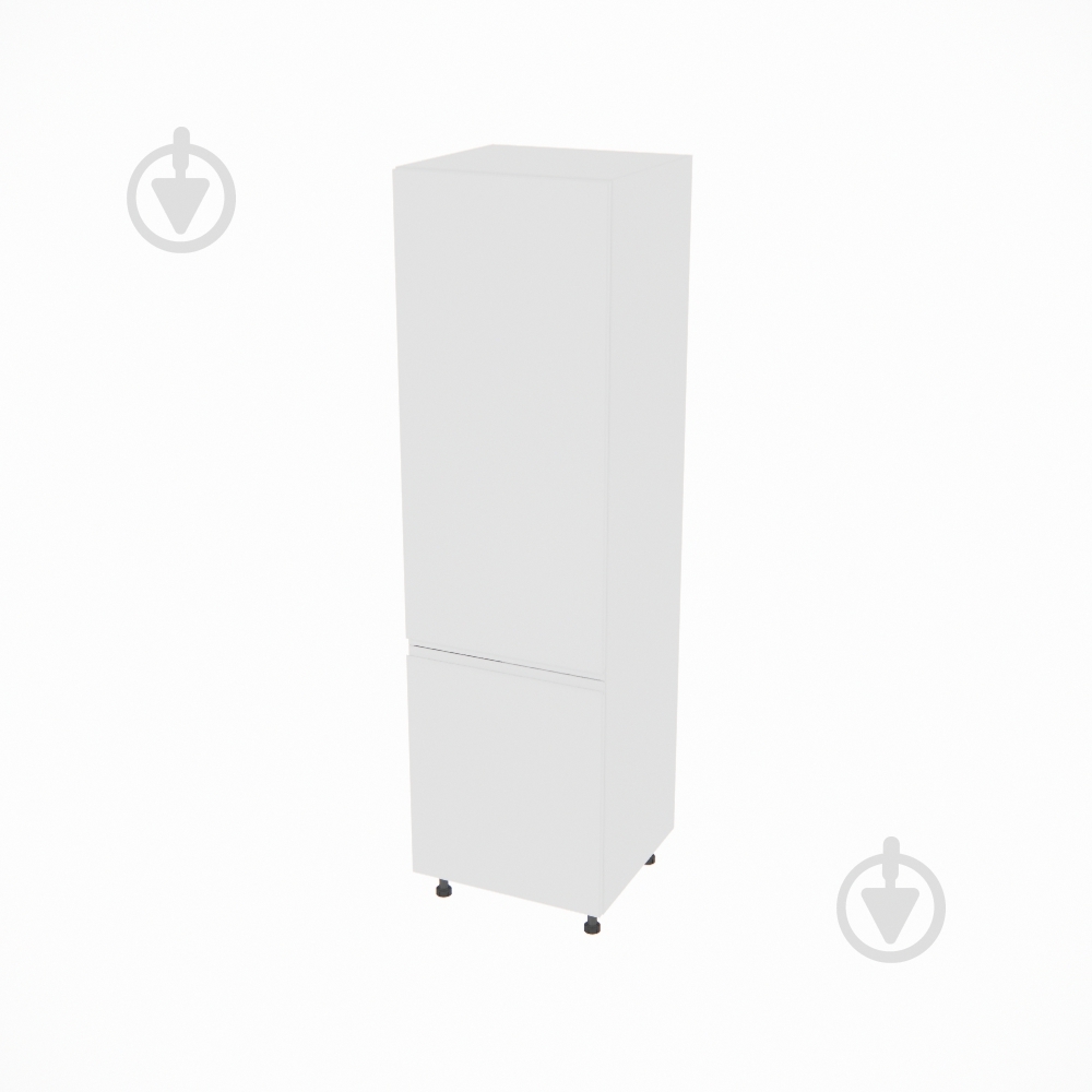 Шкаф под холодильник Влада (П 60 Х (720)правая) белый шелк/белый Світ Меблів - фото 1 Шкаф под холодильник Влада (П 60 Х (720)правая) белый шелк/белый Світ Меблів - фото 1