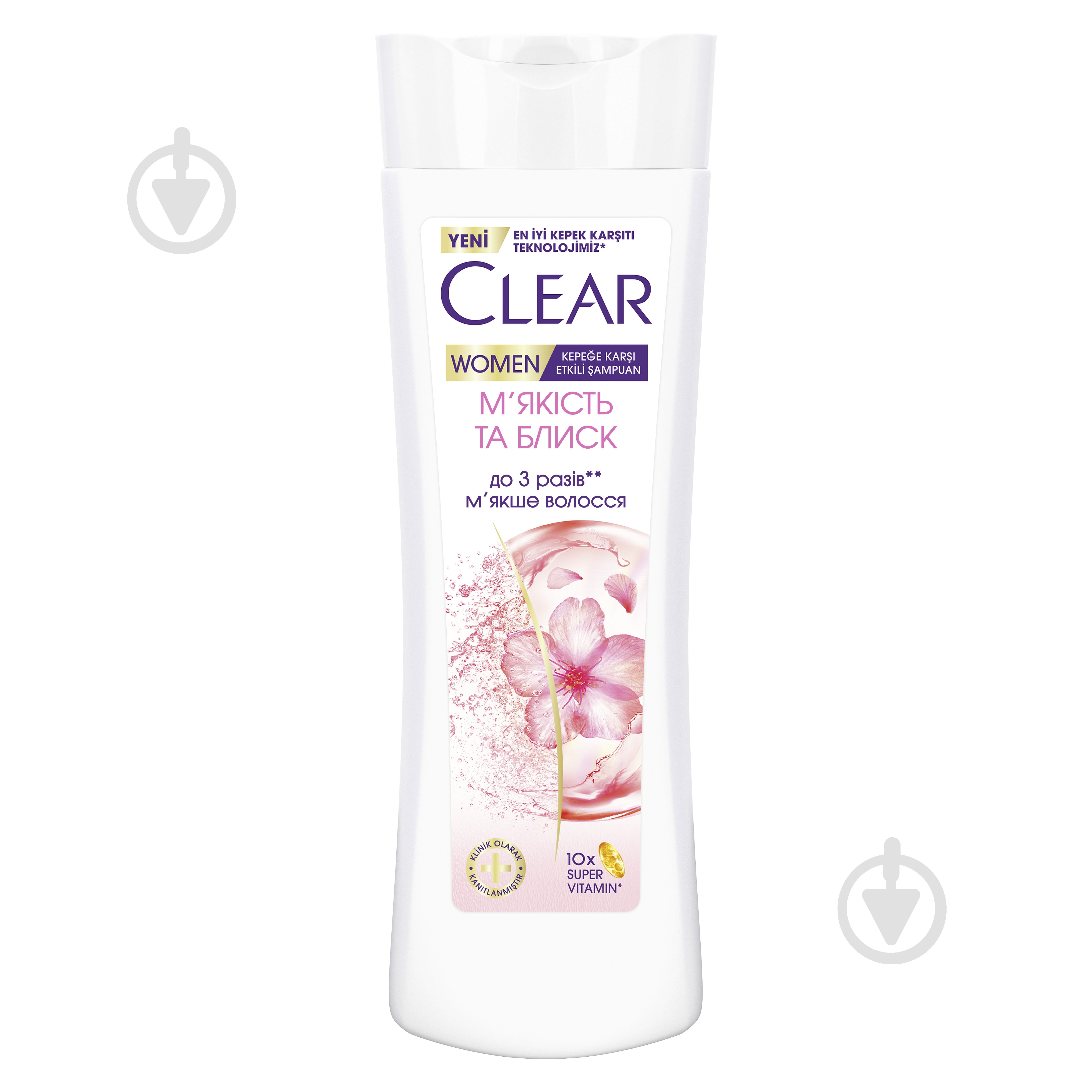 Шампунь CLEAR против перхоти Мягкость и блеск 350 мл - фото 1 Шампунь CLEAR против перхоти Мягкость и блеск 350 мл - фото 1