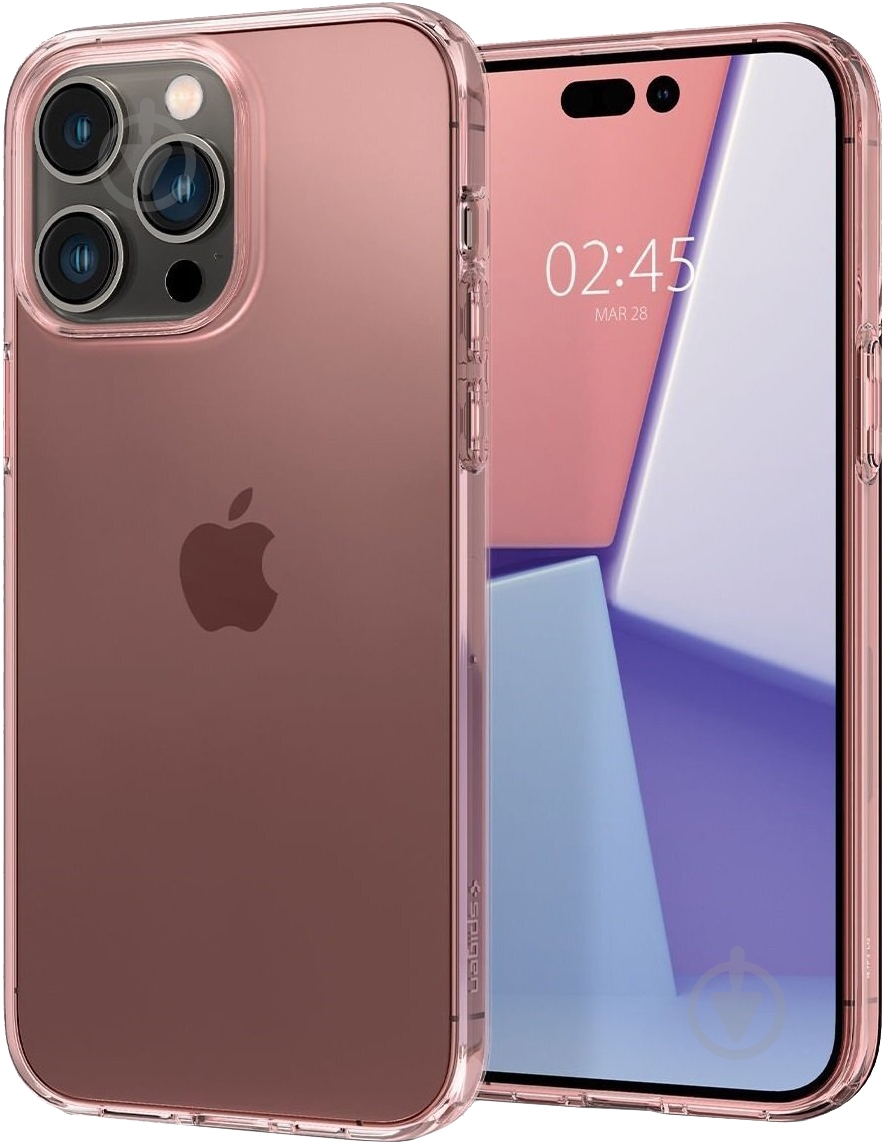 Чехол Spigen Crystal Flex для Apple iPhone 14 Pro rose crystal (ACS04665) - фото 1