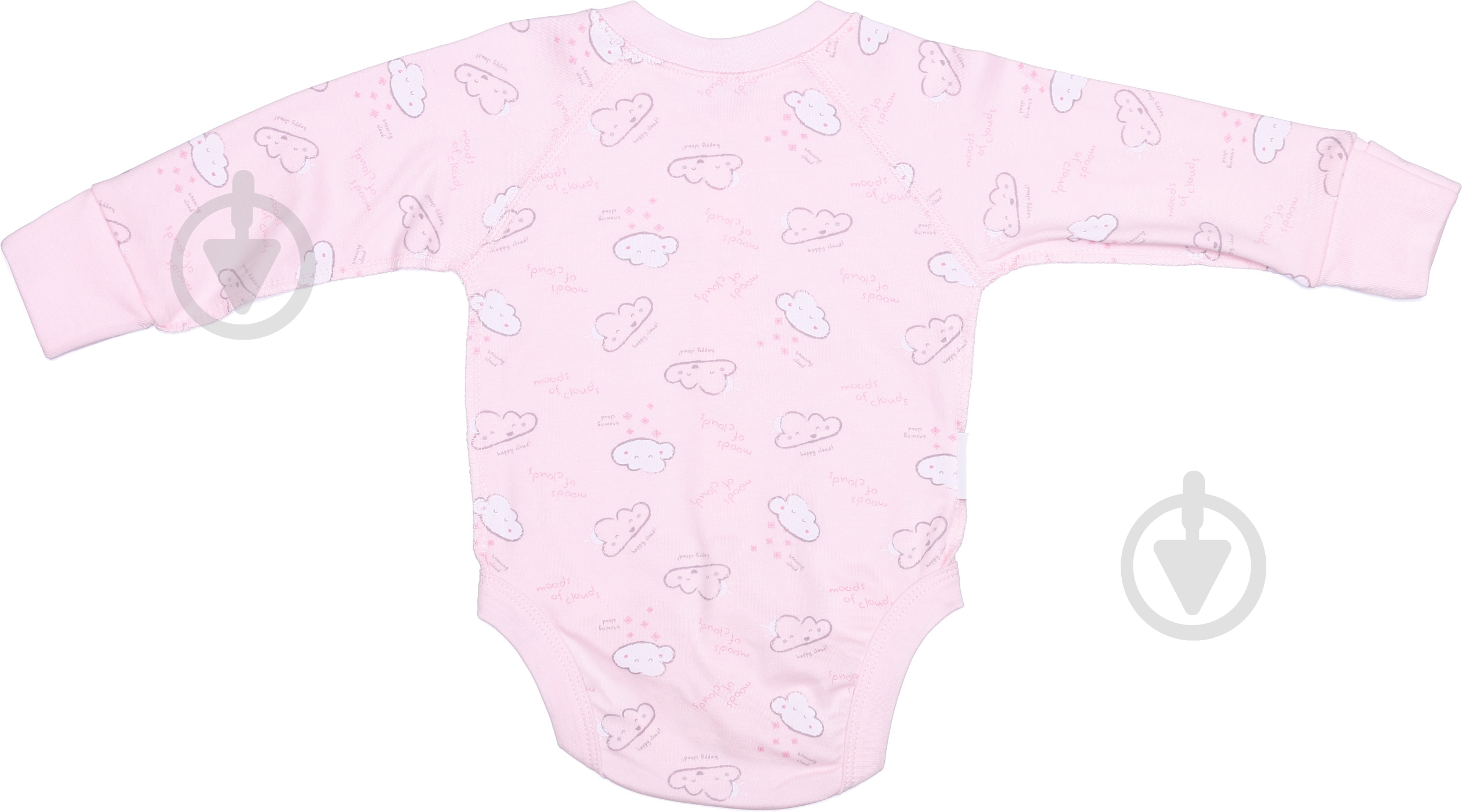 Боді для дівчинки Bembi БД69 р.56 рожевий із малюнком - фото 2