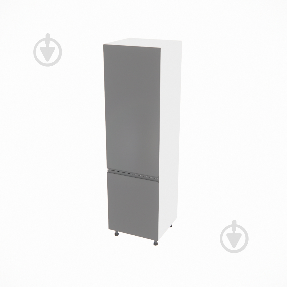 Шафа під холодильник Влада (П 60 Х (720)права) графіт/білий Світ Меблів - фото 1