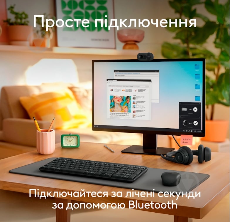 Клавиатура беспроводная Logitech K250 Wireless Keyboard (920-013822) graphite - фото 6