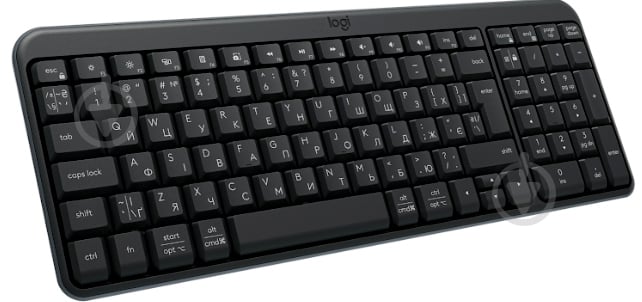 Клавиатура беспроводная Logitech K250 Wireless Keyboard (920-013822) graphite - фото 1
