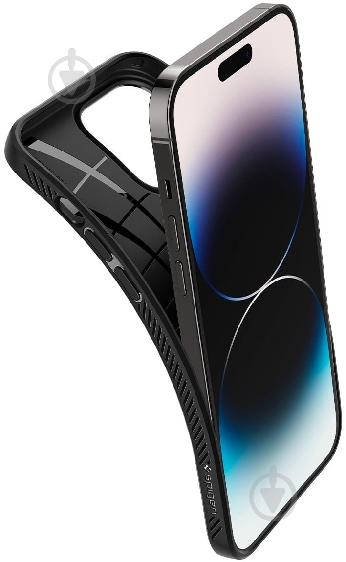 Чехол Spigen Liquid Air для Apple iPhone 14 Pro Max matte black (ACS04813) - фото 10