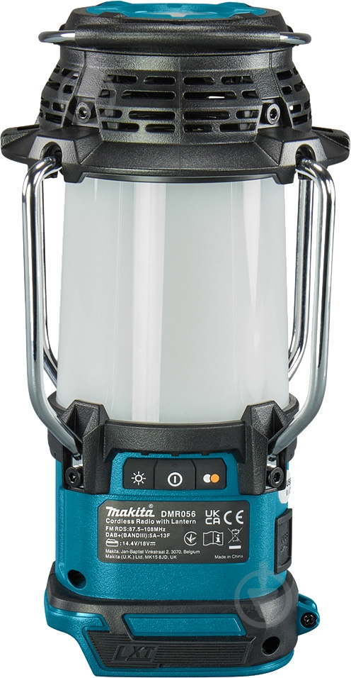 Радиоприемник Makita 14,4/18,0V аккумуляторный с фонарем функцией Bluetooth DAB/DAB+ LXT DMR056 - фото 3